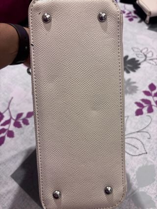 Borsa a mano bianca