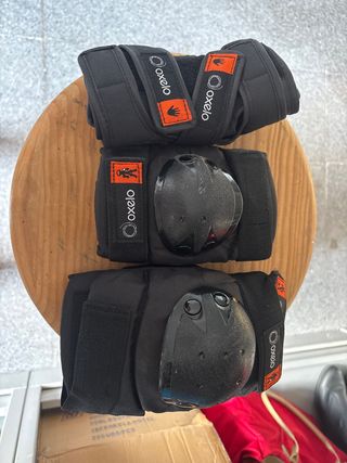 Kit protectores Oxelo patinaje