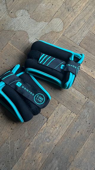 2 Tobilleras lastre 0,5kg - DOMYOS