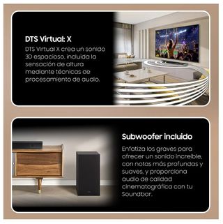 Barra sonido Samsung HW-B530/ZF negra