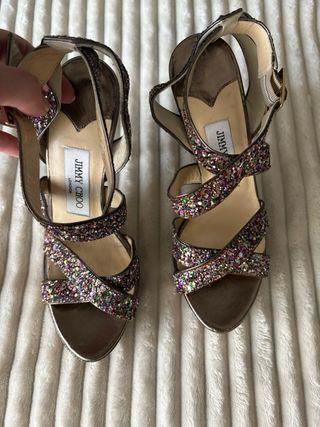 Sandalias Jimmy Choo glitter