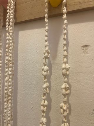 lote de collares conchas - artesanales