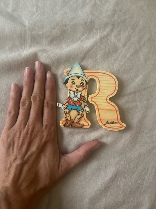 Letra R Pinocho - Decoración infantil