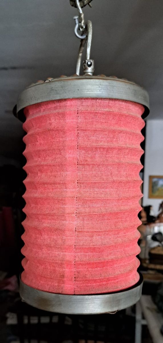 Farol antiguo rojo - Jardín