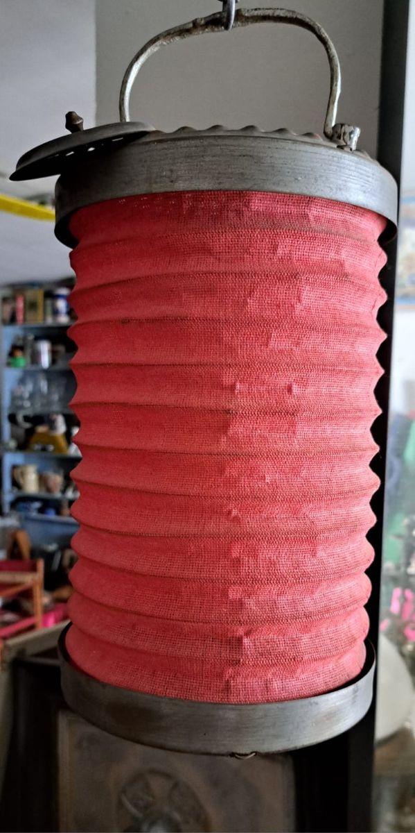 Farol antiguo rojo - Jardín
