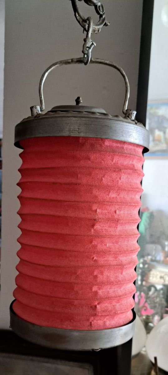 Farol antiguo rojo - Jardín