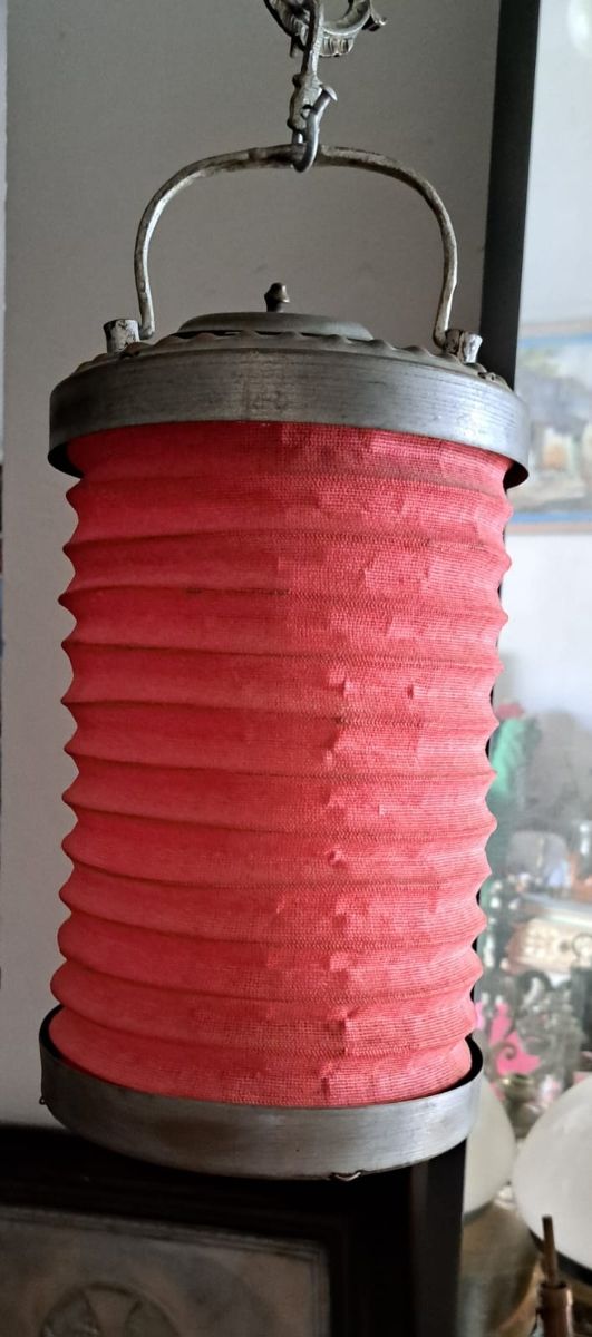 Farol antiguo rojo - Jardín