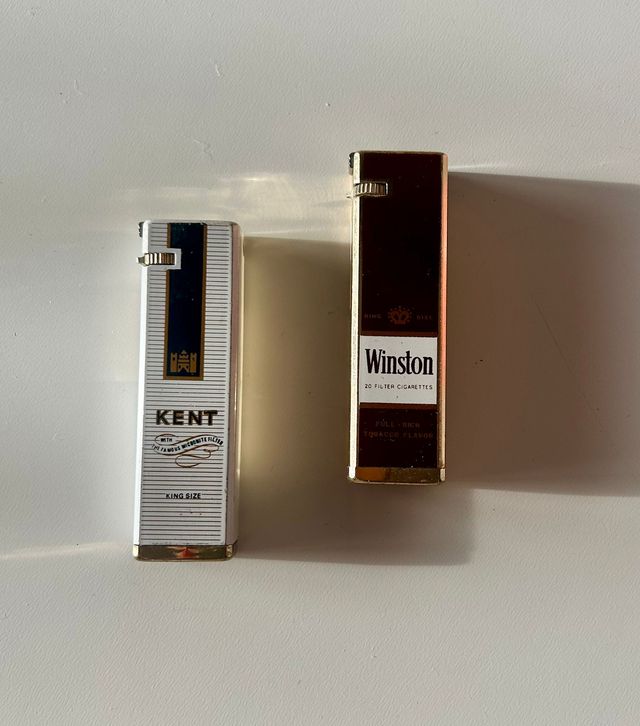 2 Encendedores Vintage Kent & Winston