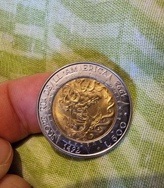 500 Lire San Marino 500° Scoperta dell'America