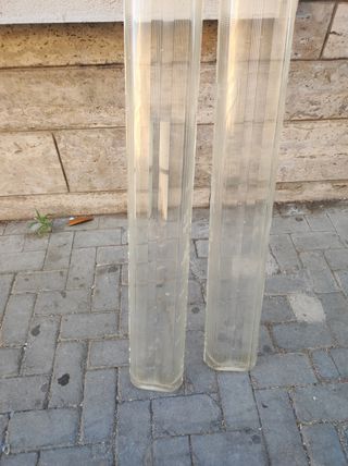 Plafoniera plastica trasparente - 2pz