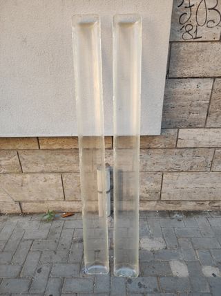 Plafoniera plastica trasparente - 2pz