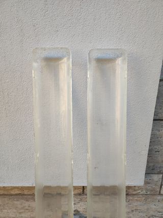 Plafoniera plastica trasparente - 2pz