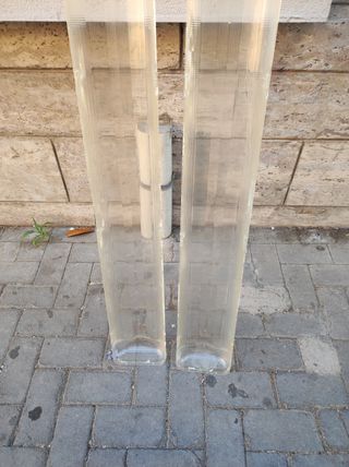 Plafoniera plastica trasparente - 2pz