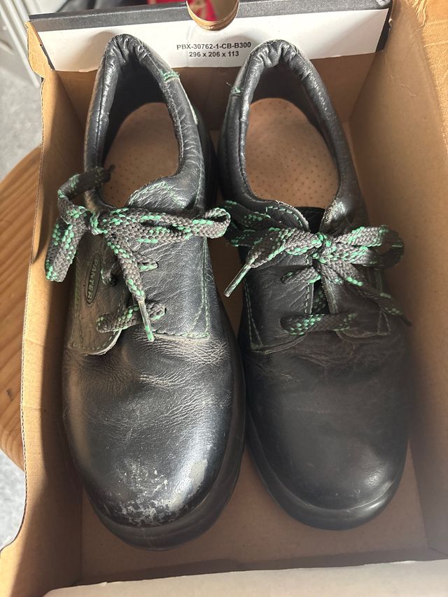 Zapatos seguridad PANTER negros punta acero