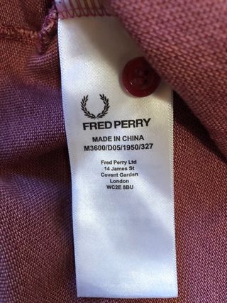 Polo Fred Perry S - Cereza