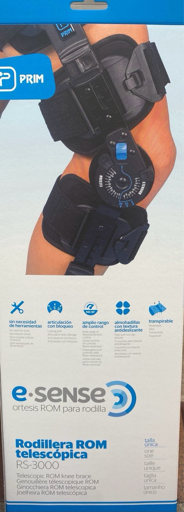 Rodillera ROM telescópica RS3000