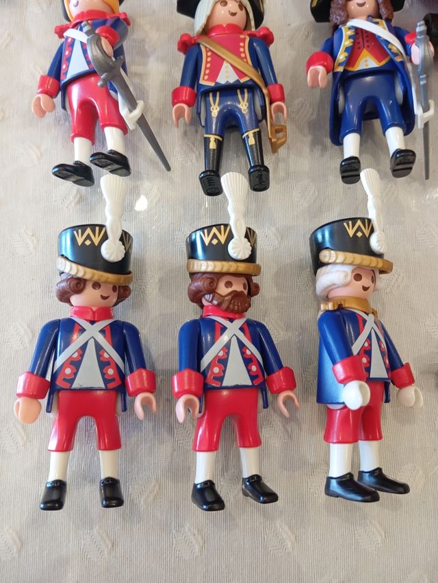 Lote Playmobil fragata inglesa y batallón 