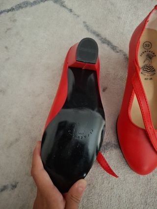 Zapatos Flamenco niña Rojo -talla 32
