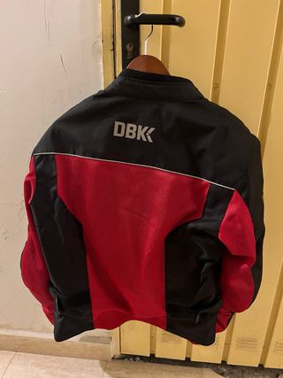 Chaqueta moto DBK roja y negra - M
