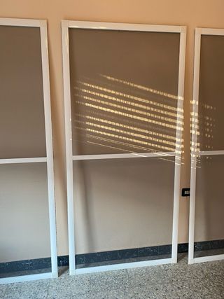 3 Mosquiteras correderas nuevas para ventanas