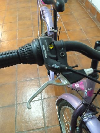 Bicicleta niña 24" lila