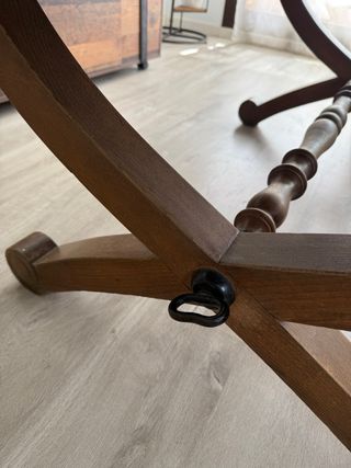 Mesa centro mármol-madera noble