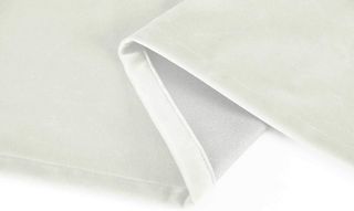 Tende opache in velluto bianco Milano 245x60