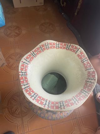 Gran Jarrón Chino Vintage Decorativo