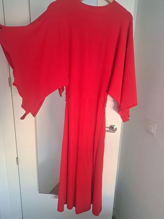 Vestido rojo Zara - Talla M