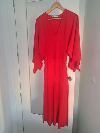 Vestido rojo Zara - Talla M