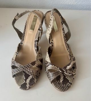 Sandalias tacón Sfera Serpiente Talla 41