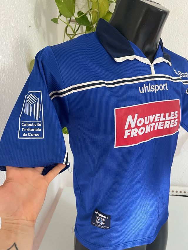 Camiseta SC Bastia uhlsport - Azul