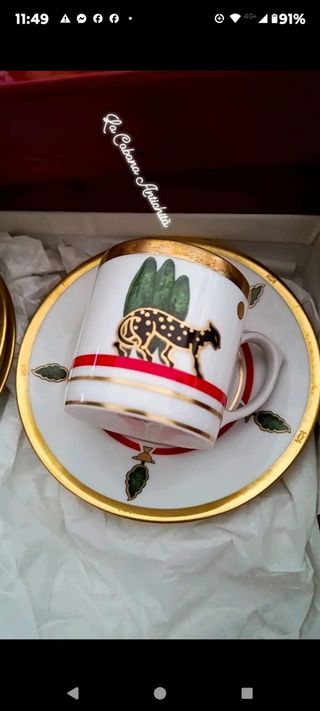 Set 4 Tazze Caffè Cartier