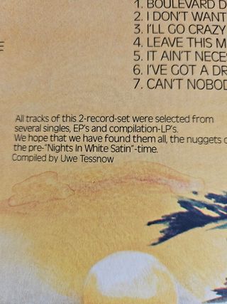 Vinilo doble  LP The Moody Blues - A Dream