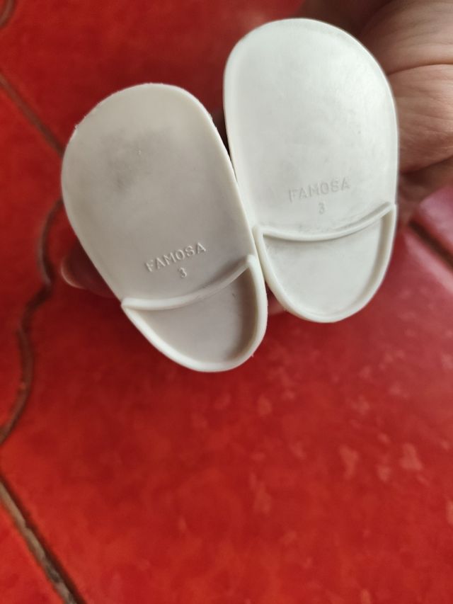 Zapatos blancos Nancy - Muñecas