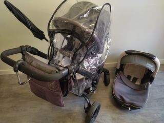 Carrito bebé 3 en 1: capazo, grupo 0 y silla