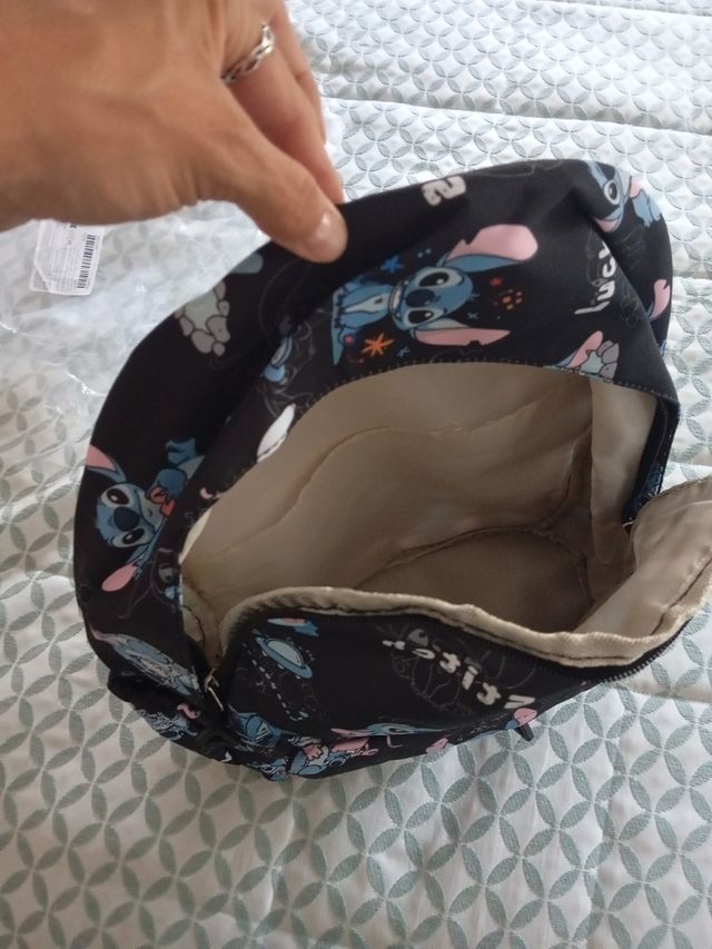 Mochila Stitch - Azul y Negra