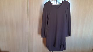 Vestido artístico y túnica (Victorio & Lucchino)