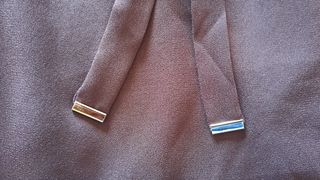 Vestido artístico y túnica (Victorio & Lucchino)