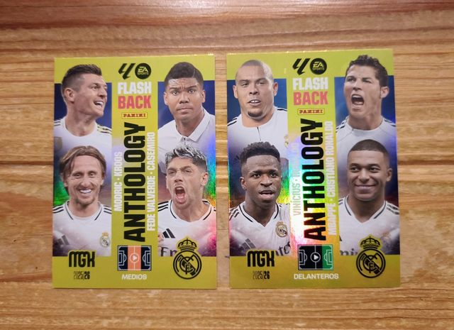 2 cards MGK 2025-26 Real Madrid FlashBack 436 440