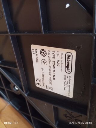 Cafetera delonghi- Máquina super automática compac