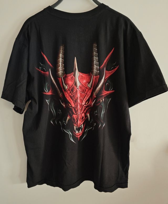 Camiseta dragón calavera L