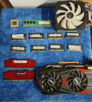 Componentes PC, Gráfica y RAM.