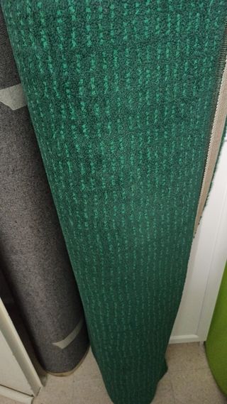 Alfombra Ikea Langsted color verde azulado