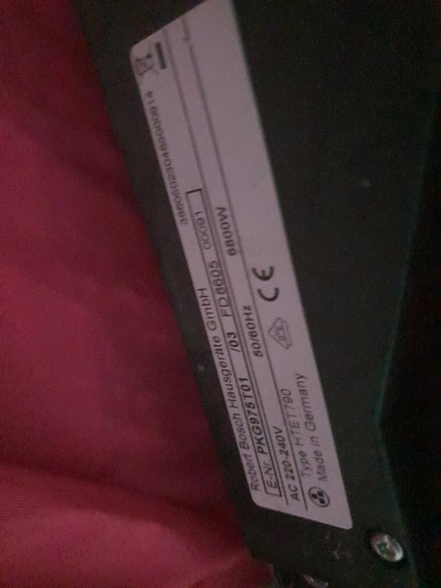 Vitrocerámica 4 zonas Bosch