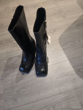 Botas negras mujer tacón