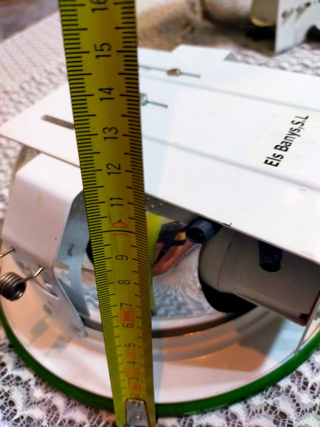 2 focos plafones empotrables cristal vintage