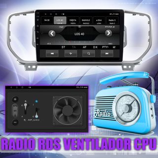PANTALLA GPS KIA SPORTAGE KX5 2016-2019 CARPLAY