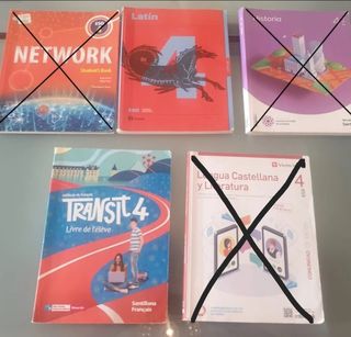 2 Libros de 4o de la ESO,  Latín y Francés 