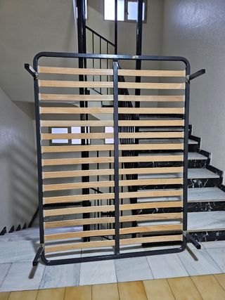 Somier 135x190cm - Madera y metal